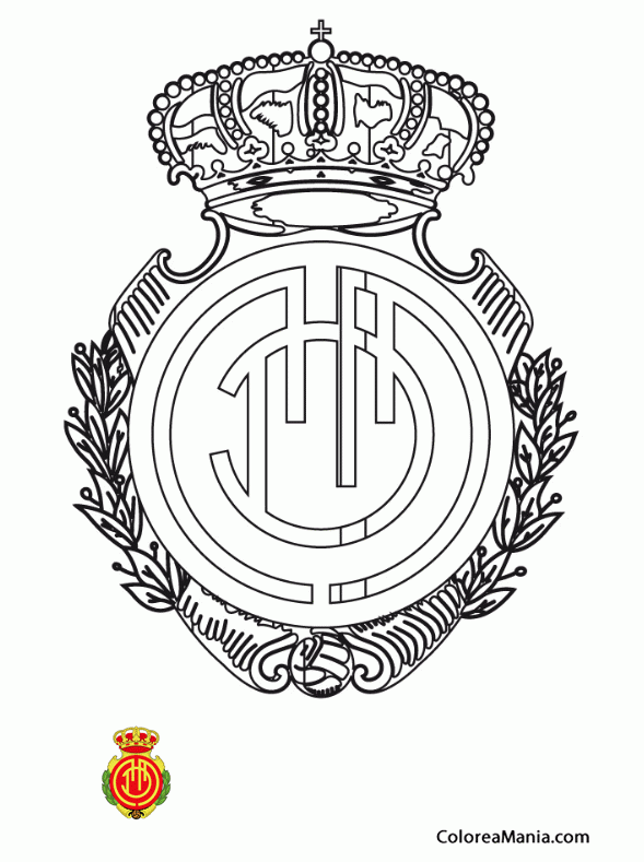 Colorear Mallorca Real Club Deportivo 