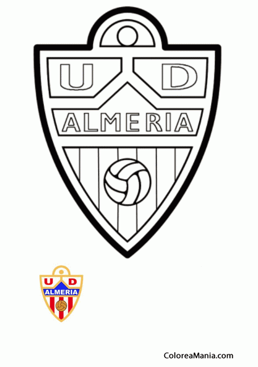 Colorear Unin Deportiva Almeria