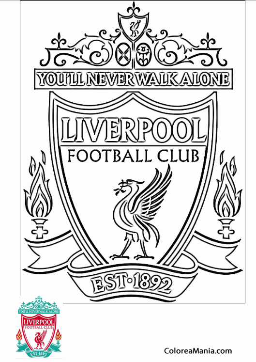 Colorear Liverpool Football Club