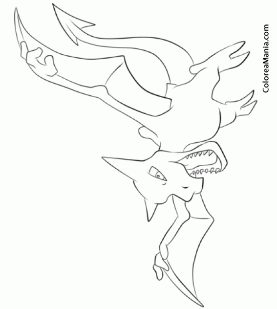 aerodactyl pokemon coloring pages - photo #7