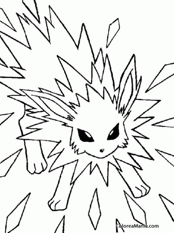 Colorear Pokemon Jolteon