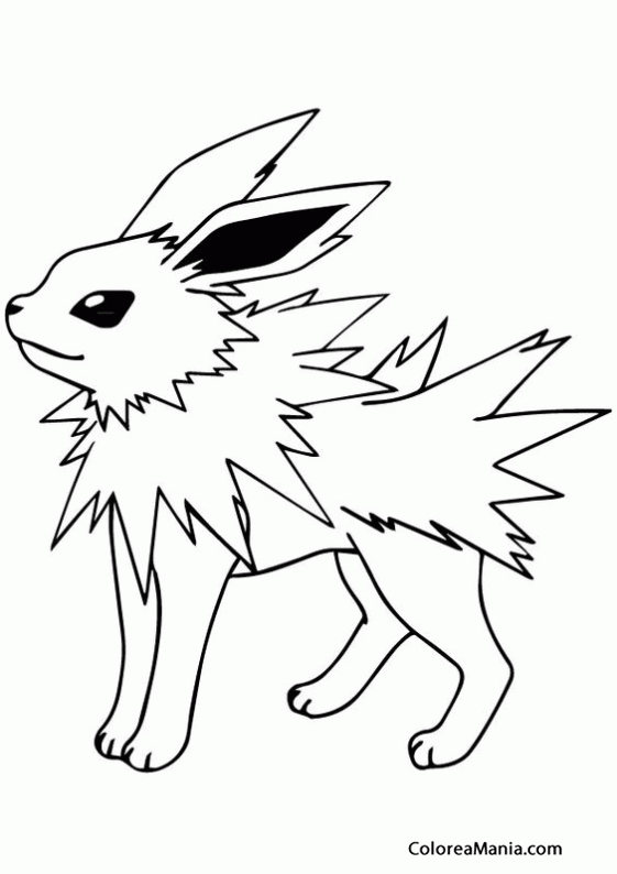 Colorear Pokemon Jolteon 2