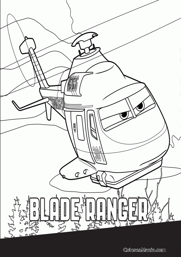 Colorear Blade Ranger 2