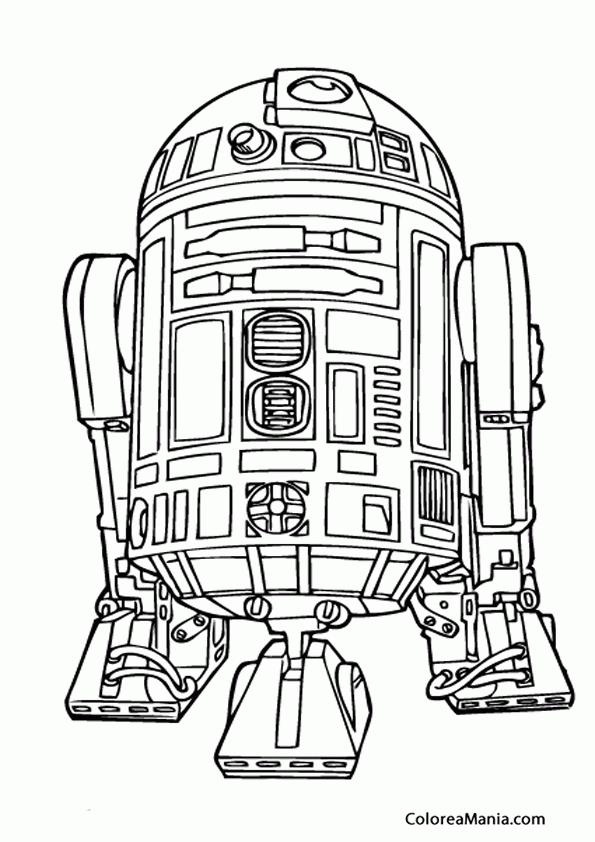 Colorear R2-D2