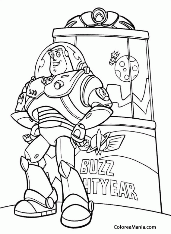 Colorear Buzz Lightyear 2
