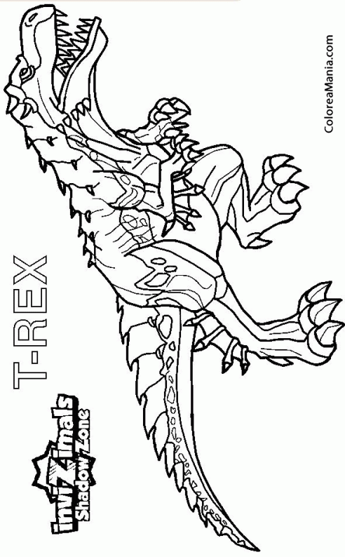 Colorear T-Rex