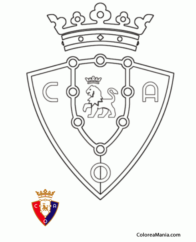 Colorear Atltico Osasuna 2