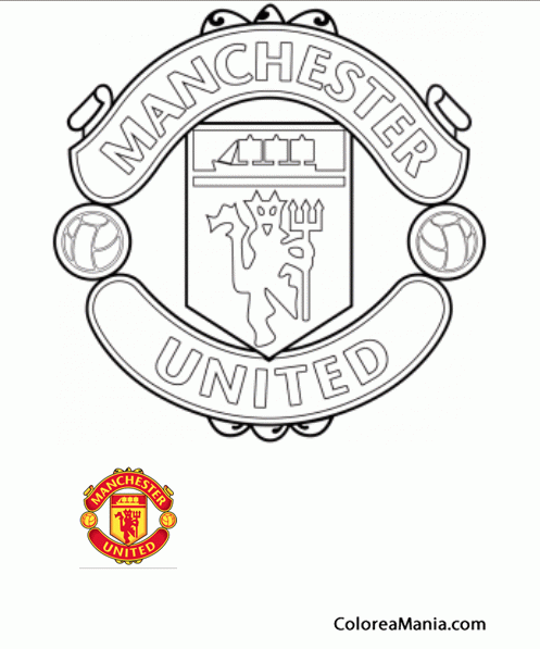 Colorear Manchester United