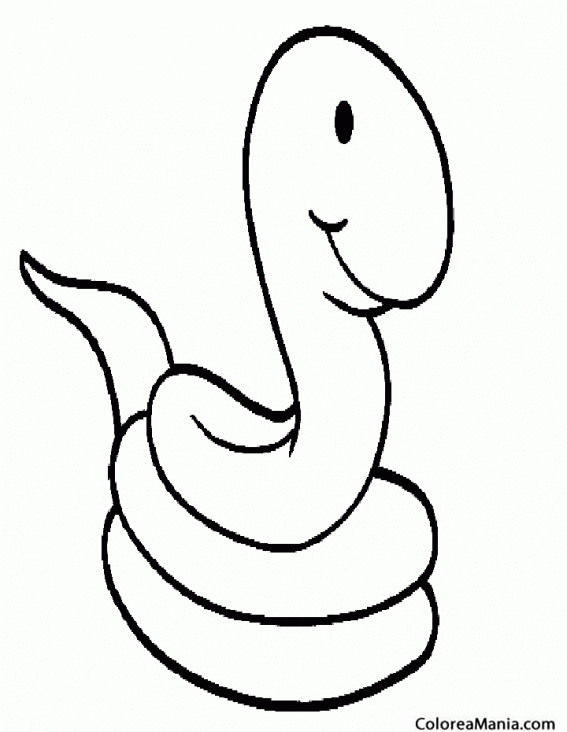 Colorear Serpiente Brillante