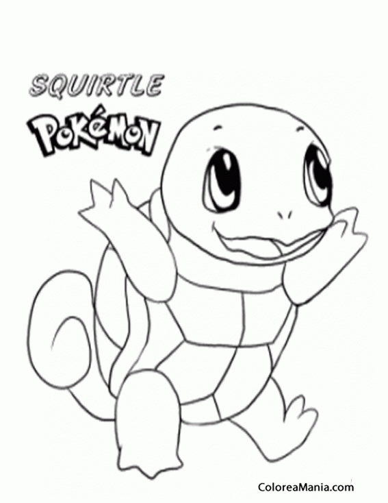 Colorear Squirtle