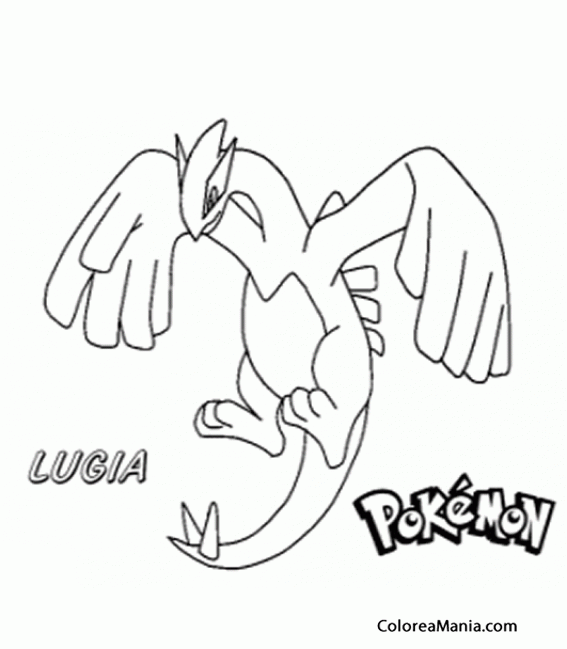 Colorear Lugia