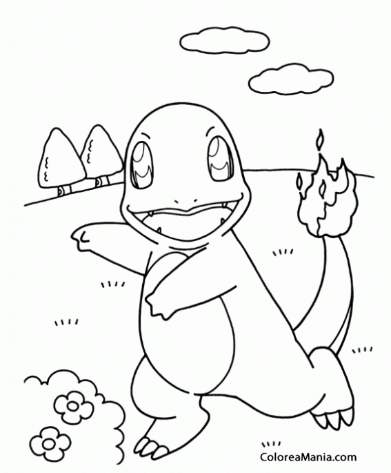 Colorear Charmander