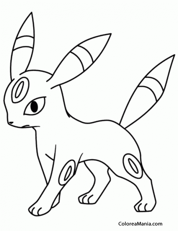 Colorear Umbreon 2