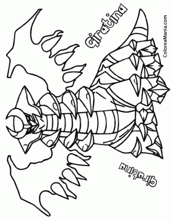 Colorear Giratina