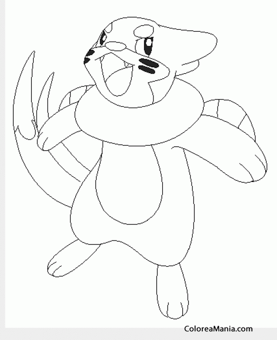 Colorear Buizel 2 Pokemon Dibujo Para Colorear Gratis