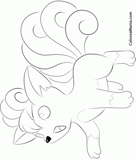 Colorear Vulpix 2