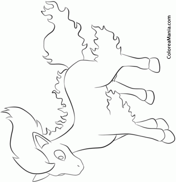 Colorear Ponyta 2