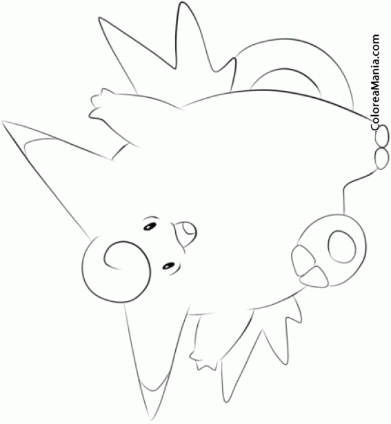 Colorear Clefable. Generation I Pokemon