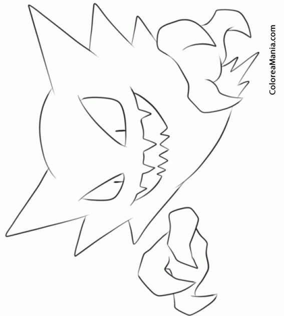 Colorear Haunter. Generation I Pokemon