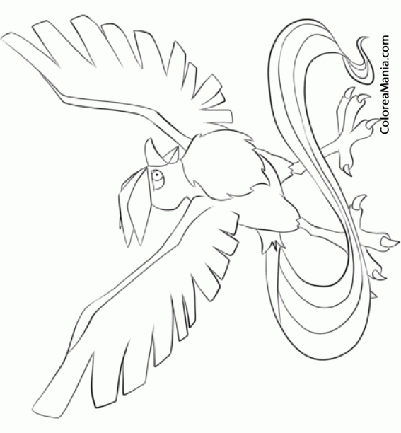 Colorear Articuno. Generation I Pokemon