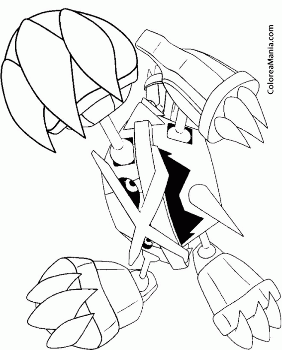 Colorear Mega Metagross