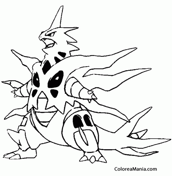 Colorear Mega Tyranitar 