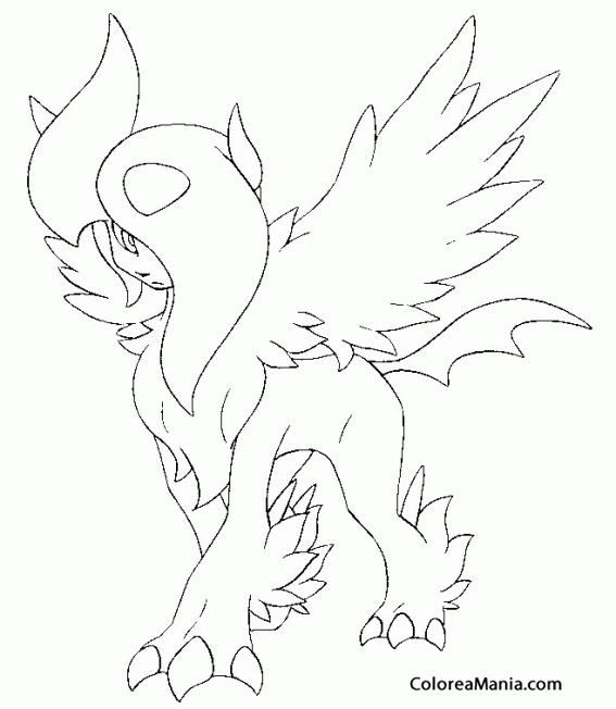 Colorear Mega Absol 