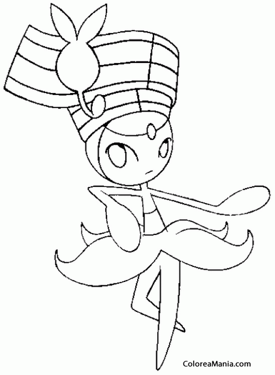 meloetta pokemon coloring pages to print - photo #15