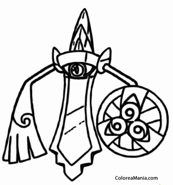 Colorear Aegislash filo