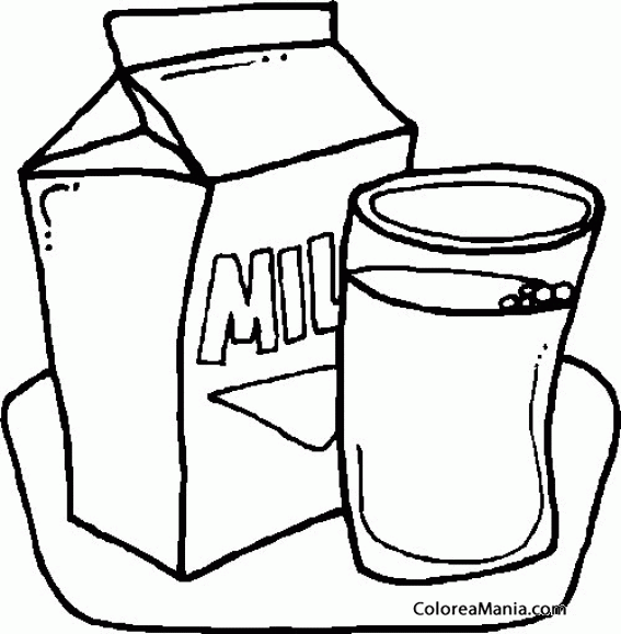 Colorear Tetrabrick de leche