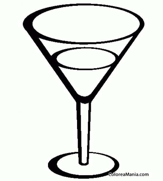 Colorear Copa Martini