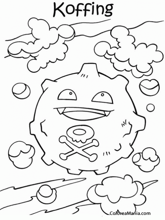 Colorear Pokemon Koffing