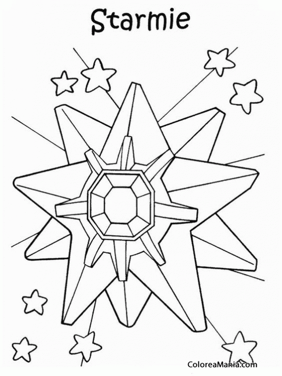 Colorear Pokemon Starmie