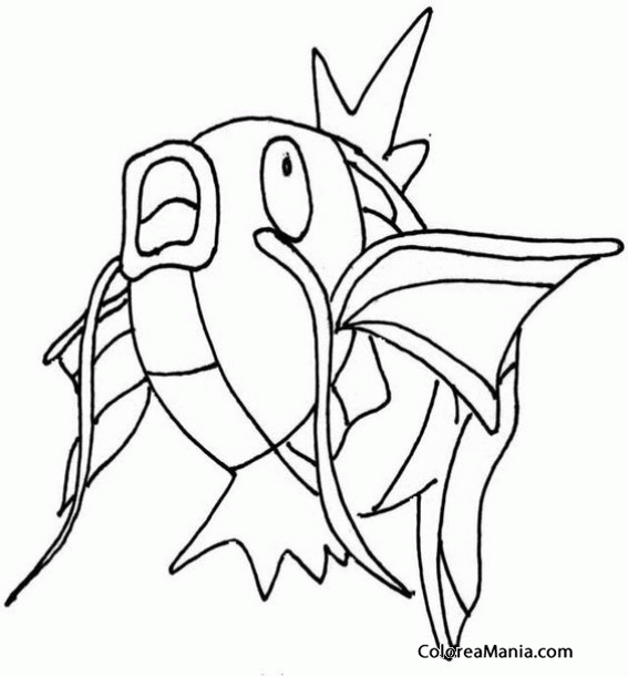 Colorear Pokemon Magikarp