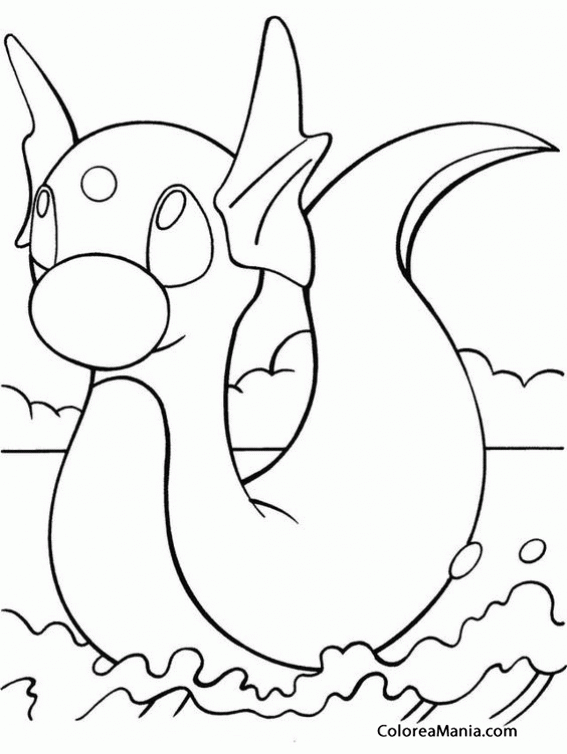 Colorear Pokemon Dratini