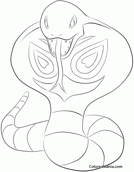 Colorear Pokemon Arbok