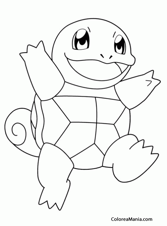 Cómo dibujar a SQUIRTLE (Pokémon GO)