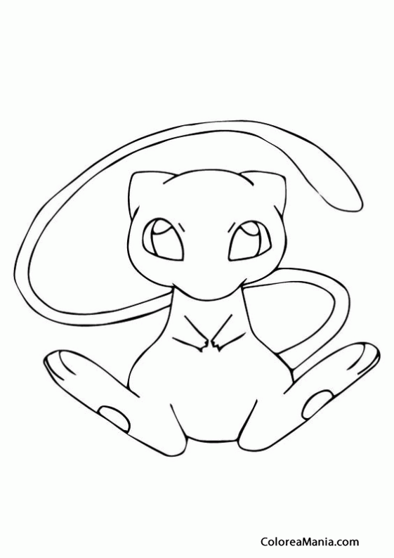 Colorear Pokemon Mew