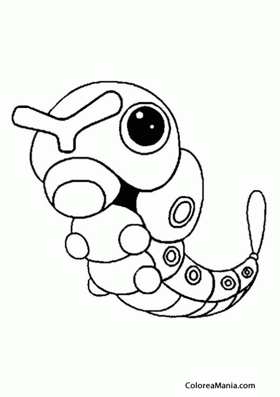 Colorear Caterpie 2