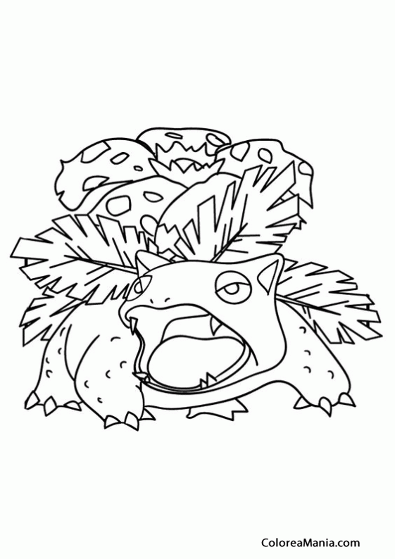 Colorear Pokemon Venusaur 2