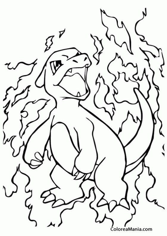 Colorear Pokemon Charmeleon