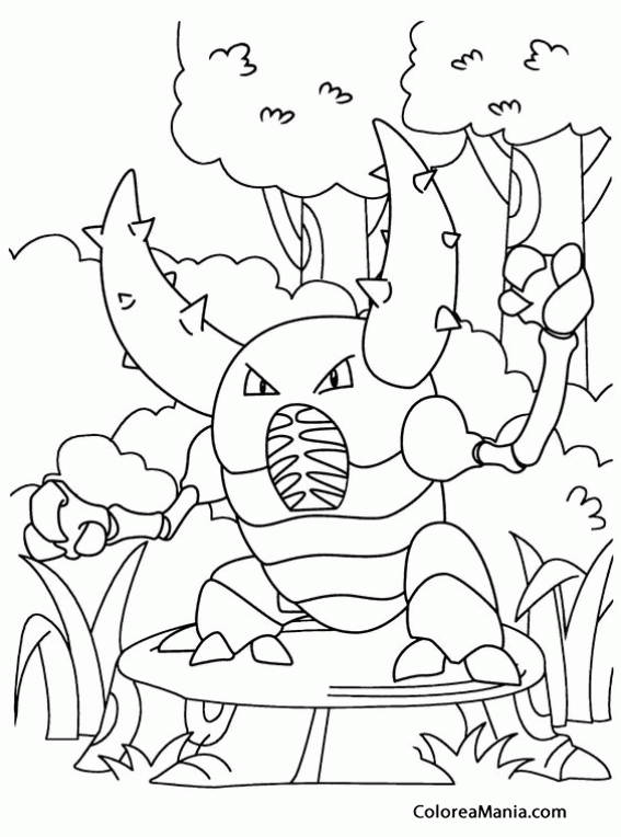 Colorear Pokemon Pinsir