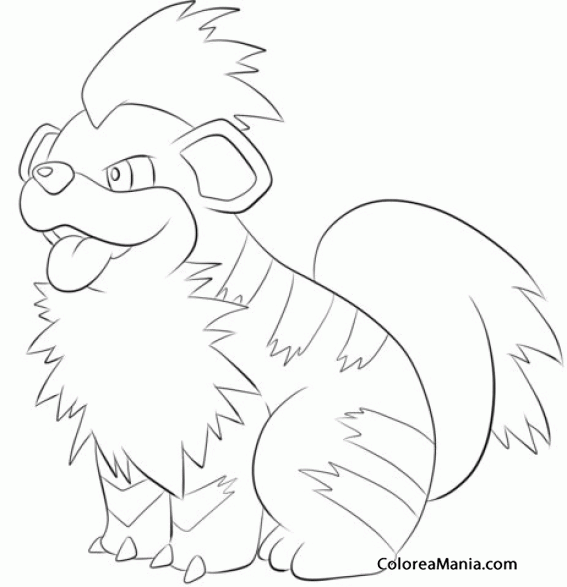 Colorear Pokemon Arcanine 2