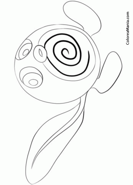 Colorear Pokemon Poliwag 2