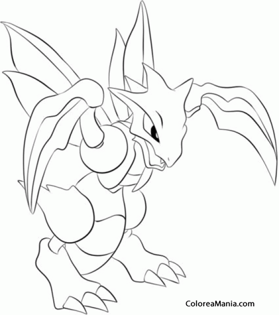 Colorear Pokemon Scyther