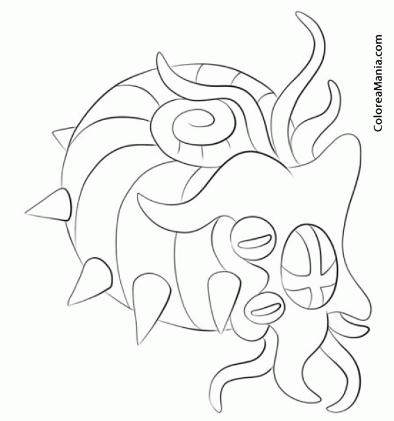 Colorear Pokemon Omastar