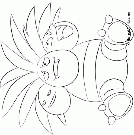 Colorear Exeggutor 2