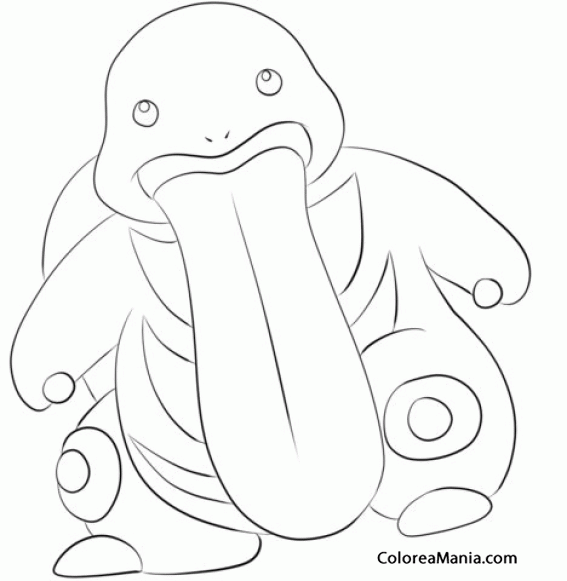 Colorear Pokemon Lickitung