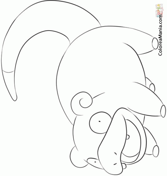 Colorear Pokemon Slowpoke 2