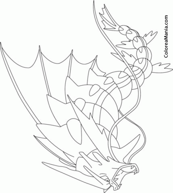 Colorear Pokemon Gyarados